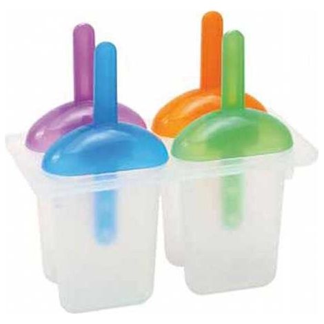 Forma de helados/paletas, 4 piezas, Cosmoplast
