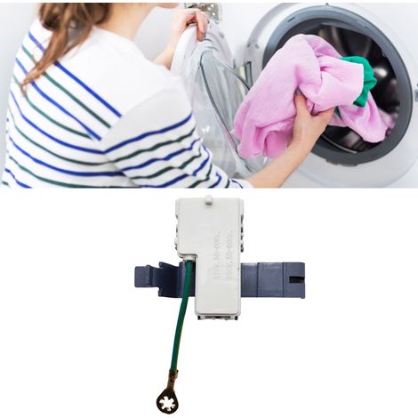 Interruptor de puerta para lavadora 8318084, repuesto para lavadoras, compatible con Amana y Maytag, material resistente, fácil instalación. (1/5)