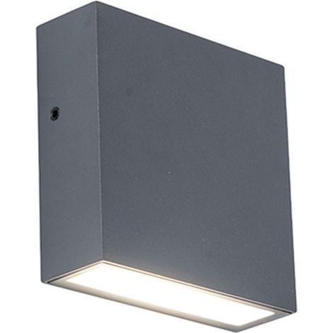 Applique da esterno GEMINI XF Lutec antracite LED 9,2W (1/2)