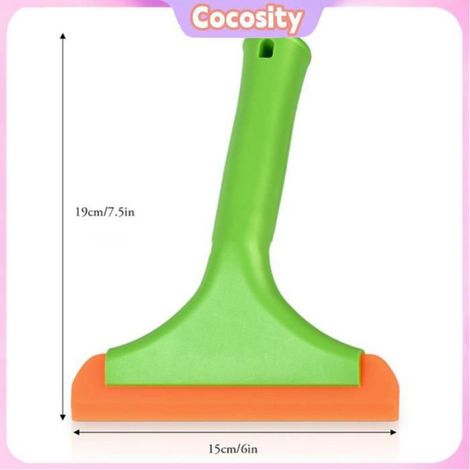 Raclette Vitre - Lame En Silicone 19 Cm - Pour Pare-Brise Voiture Nettoyage Vitres Salle De Bain Cuisine Miroirs Carrelage - 1 Piece (1/5)