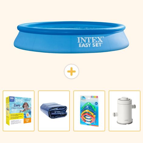 Intex Piscine Easy Set Ronde - 305x61 cm - 5-pièces  S7 (1/5)