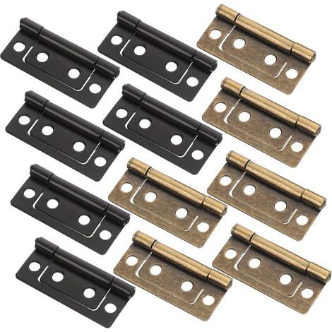 12 Pieces Accessory Thickened Underdoor Hinges Pieces Silent Window (1/5)