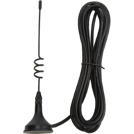 Antenne RF 5 dBi à gain élevé, interface SMA à broches internes, antenne Wi-Fi sans fil avec base à ventouse magnétique (1/5)