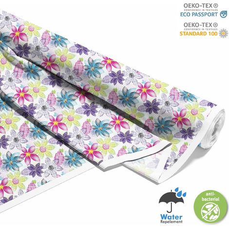 TESSUTI DECORATIVI PER ESTERNI OXFORD - Motivo floreale in colori vivaci (1/5)