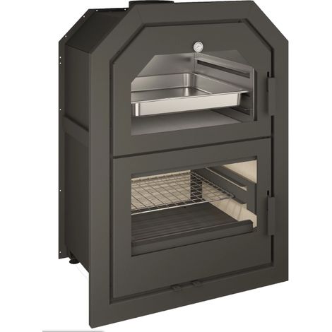 BRICOSOL CHIMENEAS METÁLICAS CON HORNO FERLUX MODELO FORNO 60 (1/4)