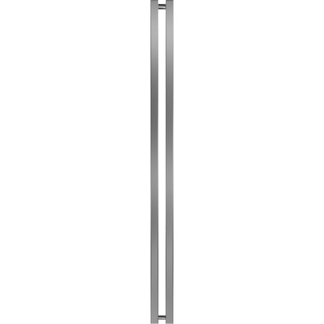 RADOX Radiateur eau chaude mural - KOLONA SP 35 INOX POLI - 1200 x 105 mm - 2 tubes - 127 W