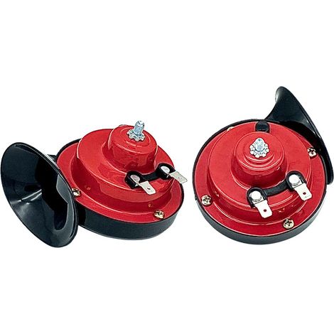 Clacson universale a chiocciola da 300 dB, doppio tono, per auto, moto, camion, barche, 12 V, impermeabile, 2 pezzi