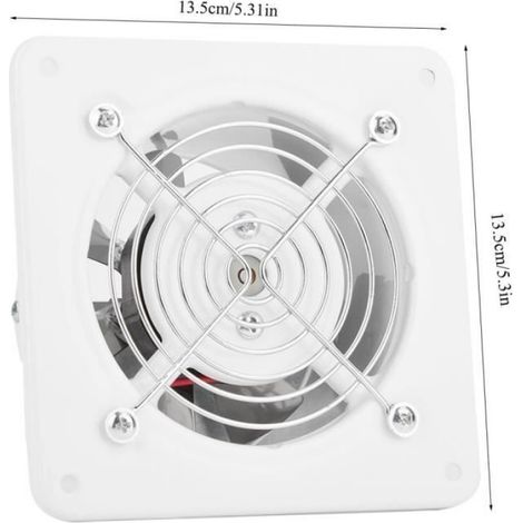 Ventilateur Ventilation extracteur Extraction Aérateur Toilettes Salle Bain Cuisine Mural (1/4)