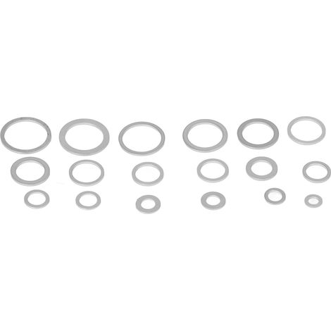 540-teiliges Set aus korrosionsbeständigen O-Ringen und Unterlegscheiben aus Aluminiumlegierung für Automobile und Motorräder, 540-teiliges Dichtungssortiment. (1/5)
