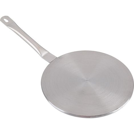 Plaque Diffuseur de Chaleur en Acier Inoxydable 22cm pour Cuisinière Gaz, Electrique et Induction, Accessoire de Cuisson Universel (1/5)