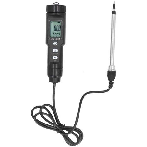 EC-8801B Soil Meter with Cable for the Garden, Conductivity and Salinity Analyzer, Precise Soil Measurement, Ideal for Gardeners--DTEKGAZ