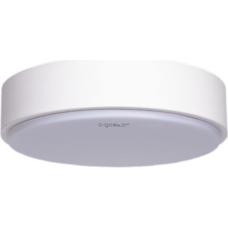 Plafoniera Led 24W Cornice bianca rotonda Bianco freddo 6500K Aigostar