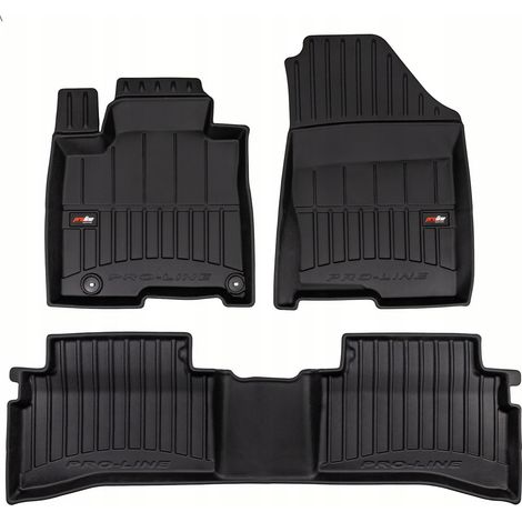 Alfombrillas de goma y tapetes para puertas Hyundai Tucson 4 PHEV a partir de 2020 - Canaleta 3D