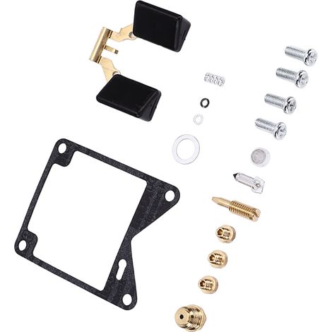 Kit de Réparation Carburateur 34 Pièces avec Flotteur et Cuve pour XV750 Virago 750 1981-1983 – Jeu de Joints 2 Sets (1/5)