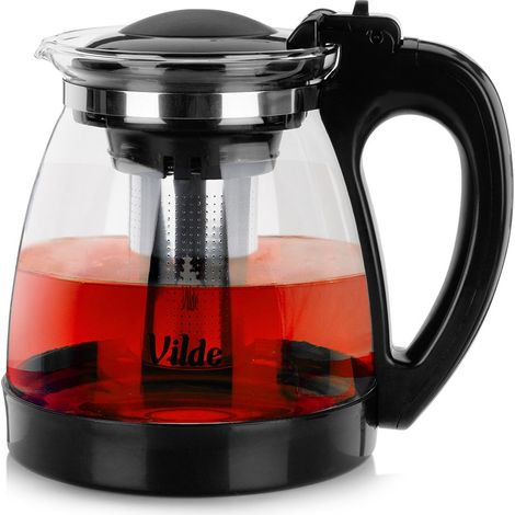 Teiera in vetro resistente al calore con infusore da 2 l