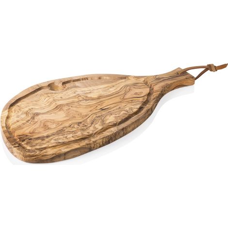 Planche de service avec poignée 50 x 23 cm bois d'olivier PURE OLIVE - Was Germany (1/2)