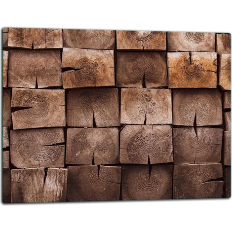 Schneidebrett aus Glas, 52 x 40 cm, Holz (1/5)