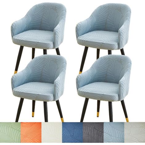 Housse de chaise incurvée avec accoudoirs hauts et dossier – Housse de siège intégrée, universelle pour tabouret, 4 saisons, pour intérieur. (1/5)