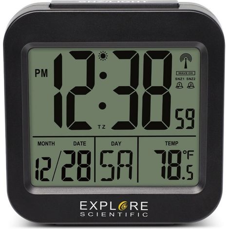 EXPLORE SCIENTIFIC Orologio Radiocontrollato Black Oxs003 (1/5)