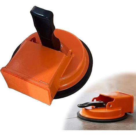 Saker Floor Gap Fixer Tool - Versatile laminate repair and installation tap block with suction handle, durable aluminum alloy for board clamping (1/5)
