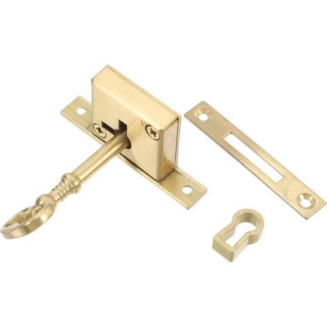 Serrure carrée vintage en laiton LIFKOME pour portes de placards et ti (1/5)
