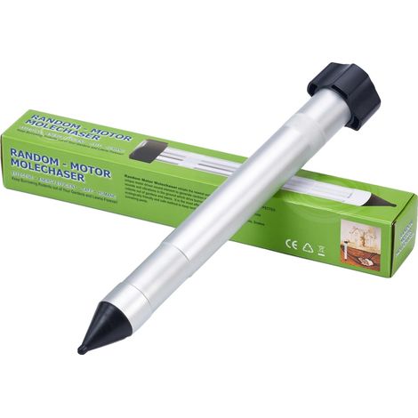 Repelente de topos, núcleo de aluminio, carcasa resistente a la intemperie, resistente a plagas, sonido y vibración potentes, diseño ecológico. (1/5)