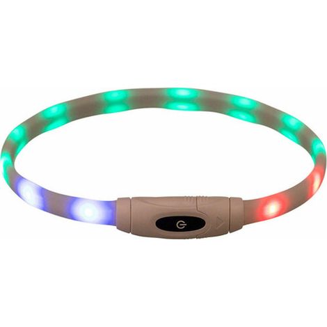 Collare LED Multicolore Trixie Sicurezza Cane (1/5)