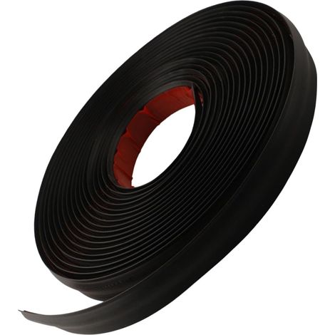 Profilé de bordure moquette en TPE 10 m, noir, sans joint (1/4)