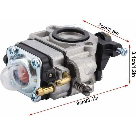 Carburateur taille-haie remplacement pour 32CC moteur tronçonneuse tondeuses accessoire outils de jardin tondeuse à gazon (1/5)