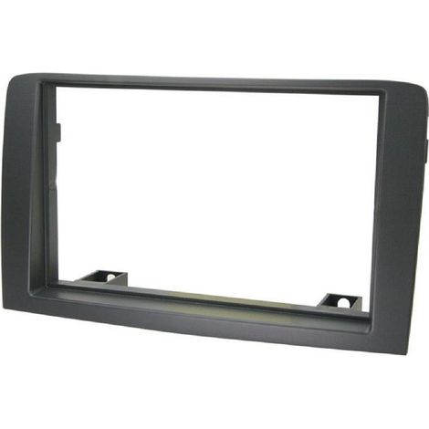 Facade Autoradio FA161B compatible avec Fiat Idea - Anthracite