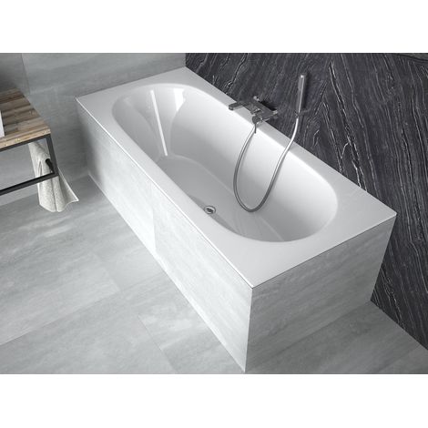 Bañera VITAL slim 150/160/170/180 cm Sin faldón - Dimensiones: 160cm (1/4)