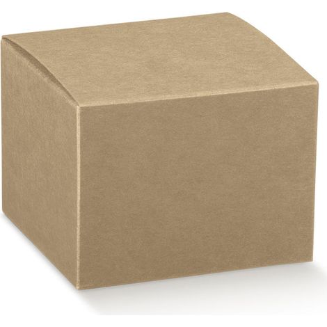 Scotton Scatola Portaconfetti Pieghevole 100 x 100 x 100 Mm Avana 10 Pz