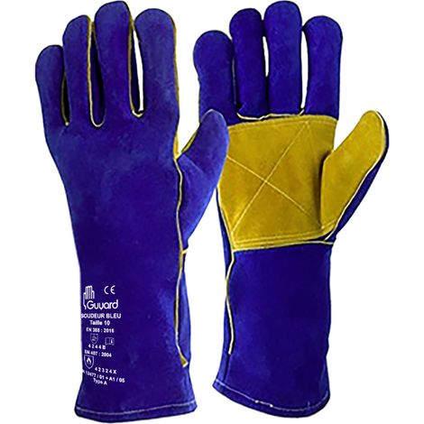 Gants de soudure Guyard anti chaleur poignet long