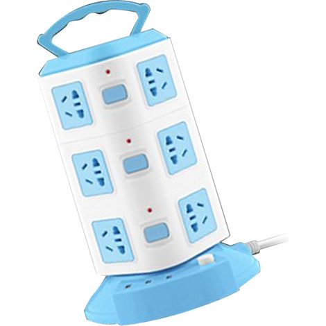 Multifunktionale Turmsteckdosenleiste mit Überlastschutz und USB-Anschluss, 220 V, 10 A, chinesischer Stecker (1/5)