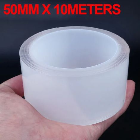 (5 cm x 10 m) Film protecteur de seuil de porte SEAMETAL transparent, autocollant anti-rayures, protection universelle pour coffre et pare-chocs. (1/5)