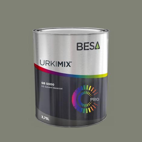Pot de peinture Polyuréthane / bi composant Gris Ciment RAL 7033  Brillant - 3,5 kg