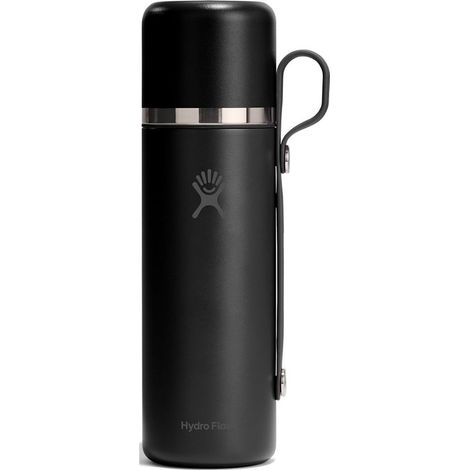 Termo Hydro Flask de 828 ml (28 oz) con vaso térmico - negro