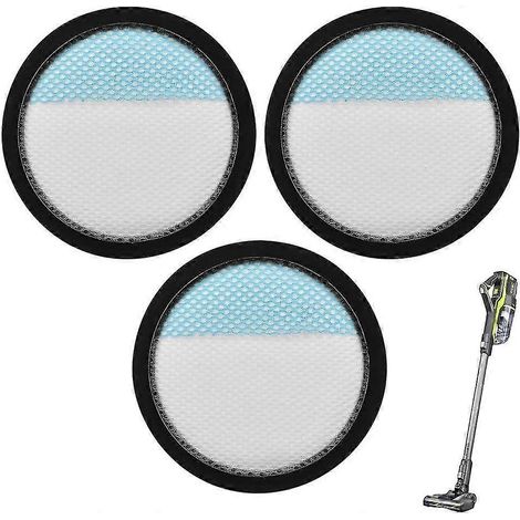 Lot de 3 filtres lavables pour aspirateur balai sans fil Ryobi 18 V - Pièces de rechange (1/5)