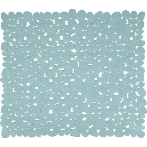 Tapis Fond de douche PVC GALETS 53x53cm Gris MSV