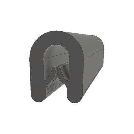 Protection de bordure RS PRO noir, 20m x 10 mm x 7.4mm ( Prix pour Bobine de 20 Mètres )