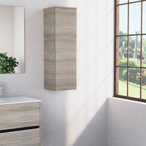 Inda - Colonna bagno con anta DX e 3 ripiani 30x102 cm - Abete (1/4)