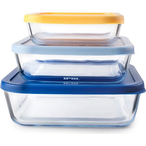 Set di 3 scatole porta pranzo Ibili 689200 (1/5)