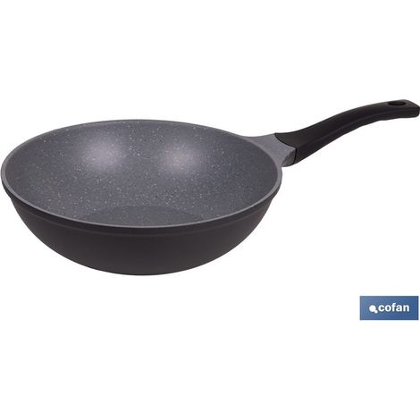Sartén wok de inducción de aluminio forjado Ø30 cm Anzio