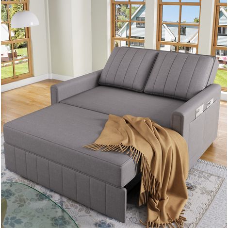 Divano letto pieghevole reclinabile 127x75 cm OKMYHOME (1/5)