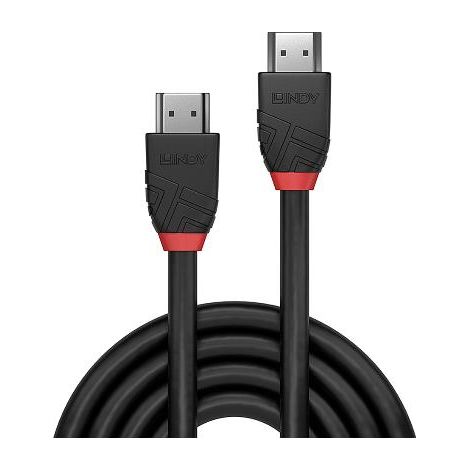 Lindy 36471 HDMI-Kabel 1 m HDMI Typ A (Standard) Schwarz - HDMI-Kabel (1 m, HDMI Typ A (Standard), HDMI Typ A (Standard), 4096 x 2160 Bildpunkte, 18 Gbit/s, Schwarz)