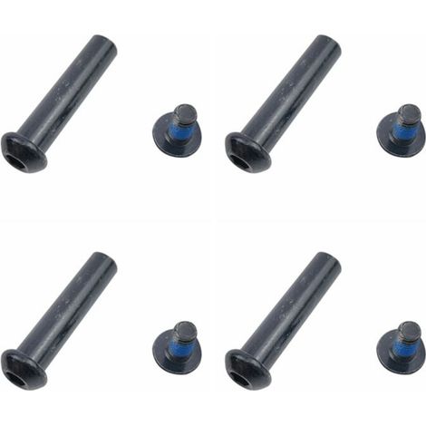 Conjunto de anillo de tracción plegable con tornillo de bloqueo (4 unidades) para patinete eléctrico MAX G30 (piezas de repuesto, 7 mm)