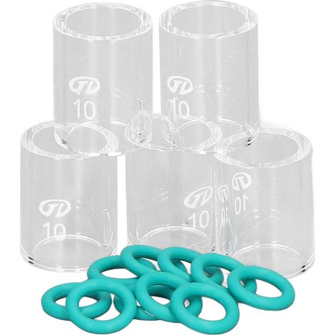 Kit de soudage comprenant 5 coupelles en verre et 10 joints toriques pour WP 9, 20, 25, 17, 18 et 26 (consommables).