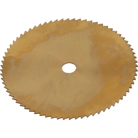 Lame de scie circulaire en acier rapide à 72 dents, petit disque de coupe pour métal et bois, 60 x 6,35 mm (1/5)
