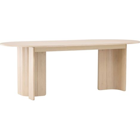 Table à Manger Design "Tyreso" 220cm Naturel (1/5)