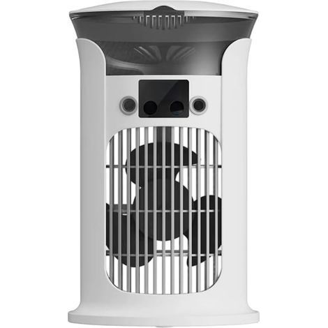 Climatiseur Mobile, 880ml rafraichisseur d'air, 4 en 1 Mini Climatiseur Mobile Avec 3 Vitesses Ventilateur Colonne Silencieux mini climatiseur climatiseurs portables Pour La Maison, Le Bureau (Blanc) (1/5)